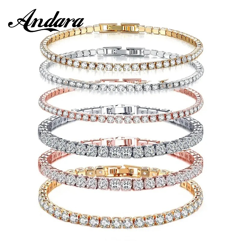 Tennis Bracelet Cubic - Bracelet tennis en argent sterling 925