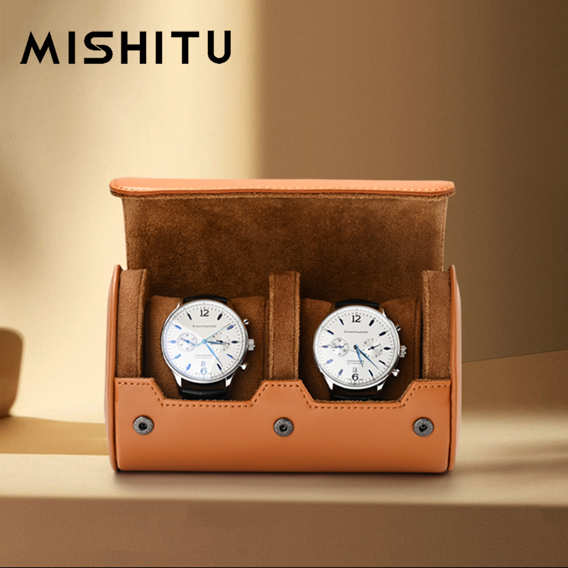 Jewelry And Watches Box - MISHITU 1/2/3-slot montre stockage rouleau sac