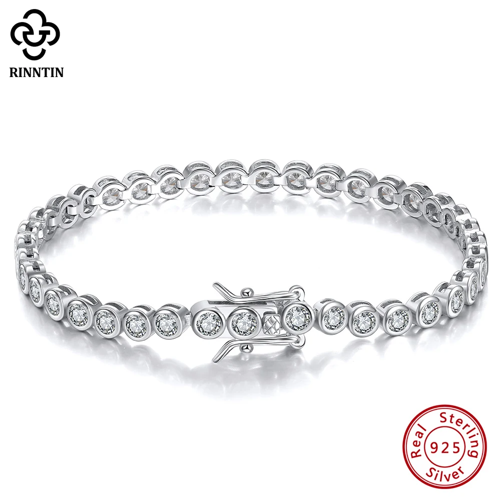 Tennis Bracelet Cubic - Rinntin – Bracelet de Tennis brillant