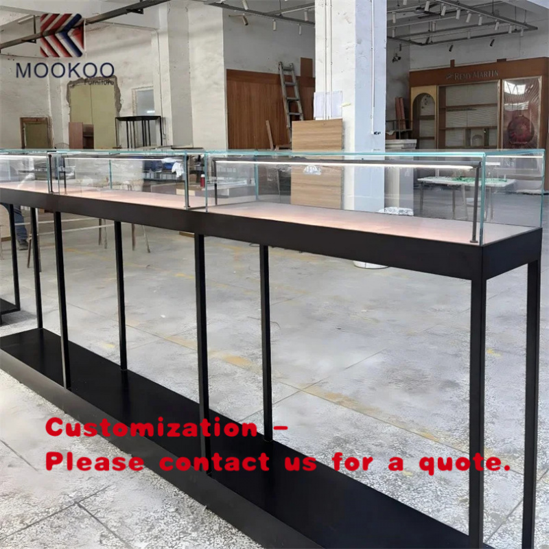 Jewelry And Watches Stores - Vitrine en verre personnalisable avec cadre