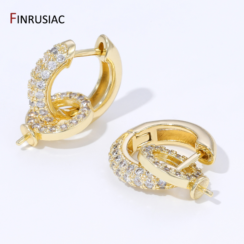 Hoop Earrings - Boucle d'oreille en laiton plaqué or