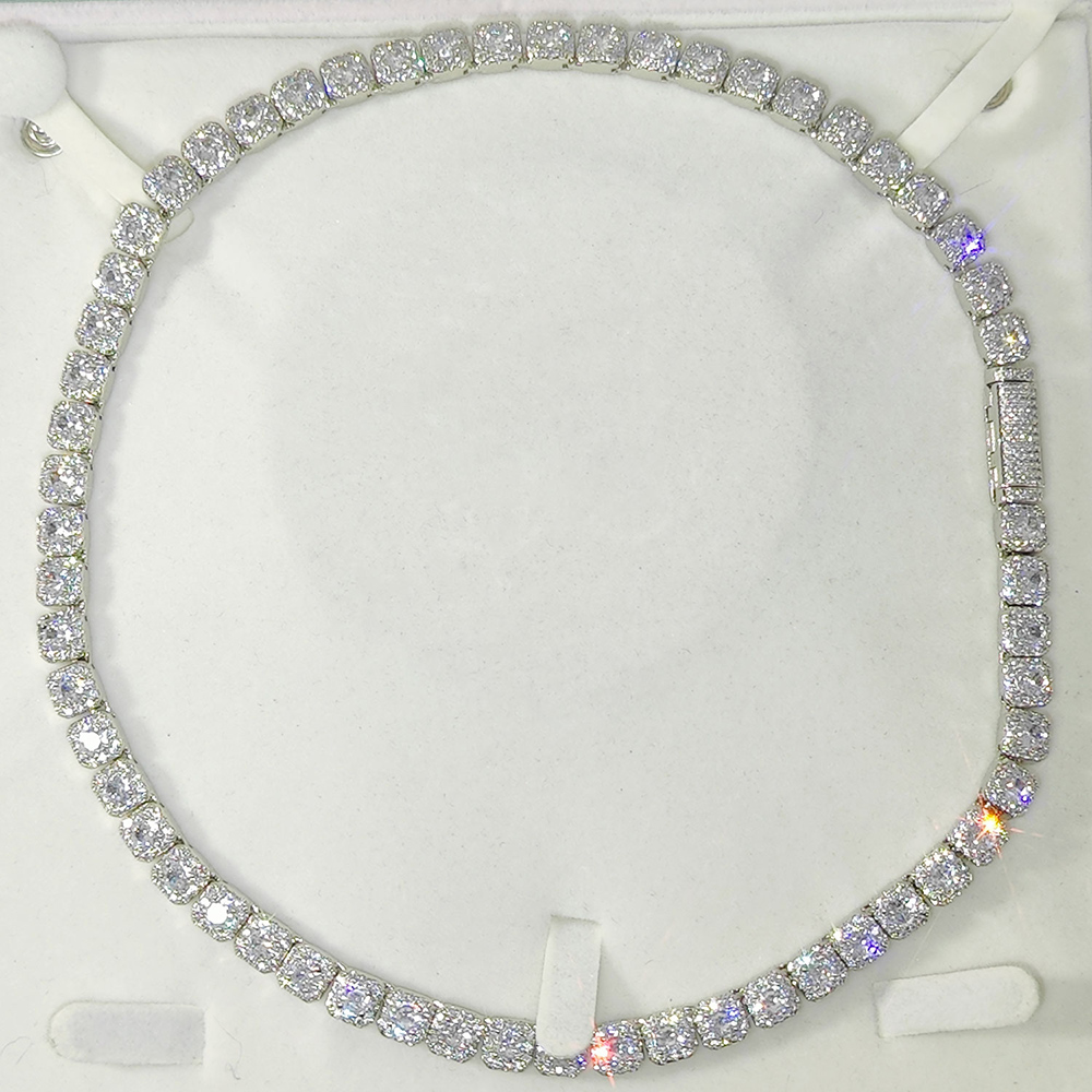 Tennis Bracelet Cubic - Collier de luxe en zircone cubique