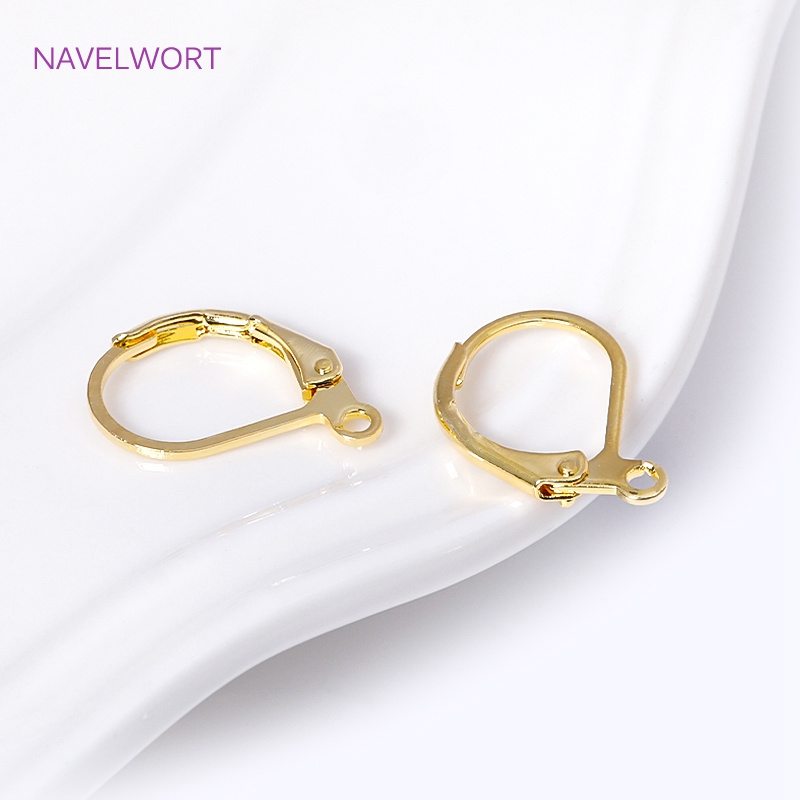 Hoop Earrings - Boucles d'oreilles françaises à levier arrière,