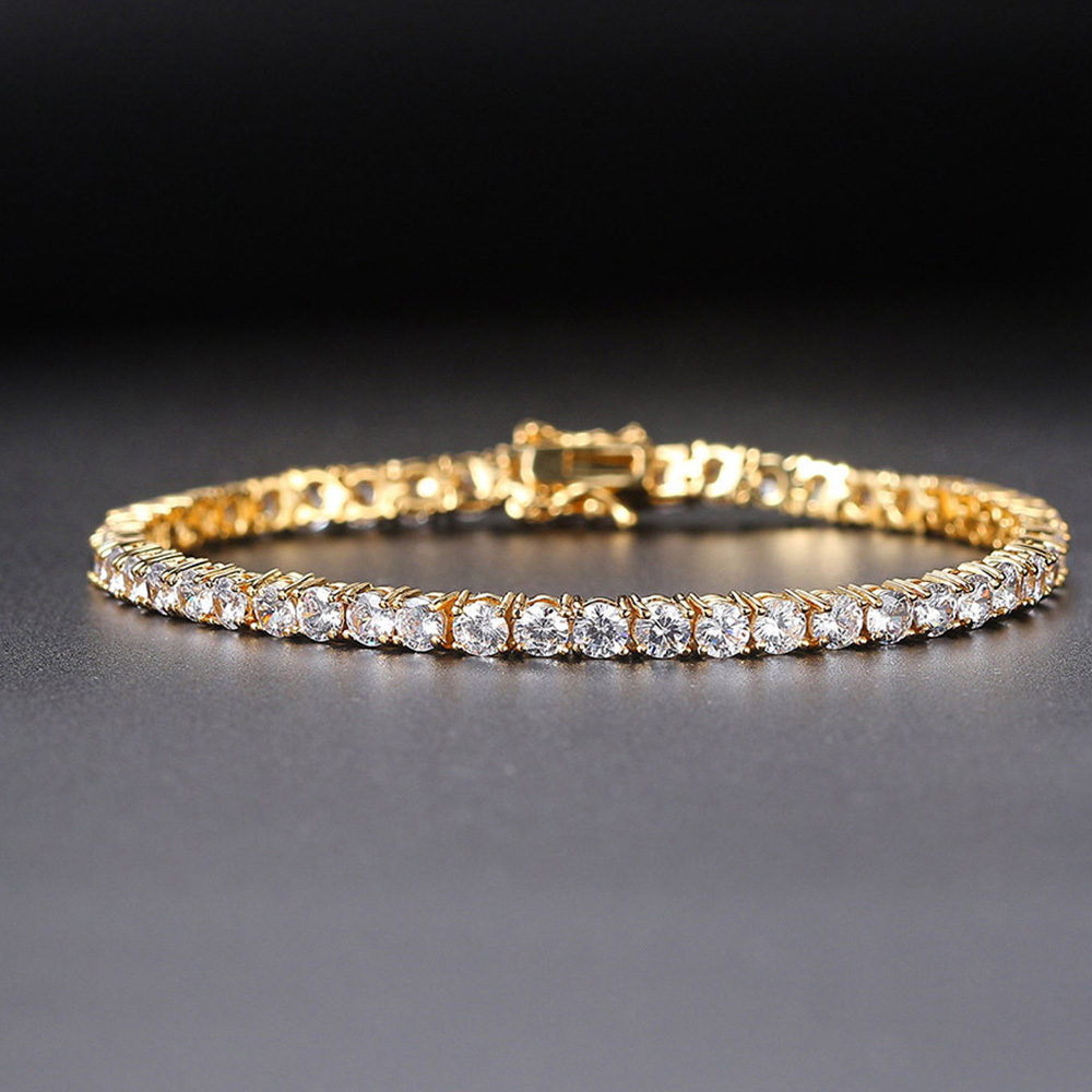 Chaîne de bijoux fins en argen - Tennis Bracelet Cubic avis et prix