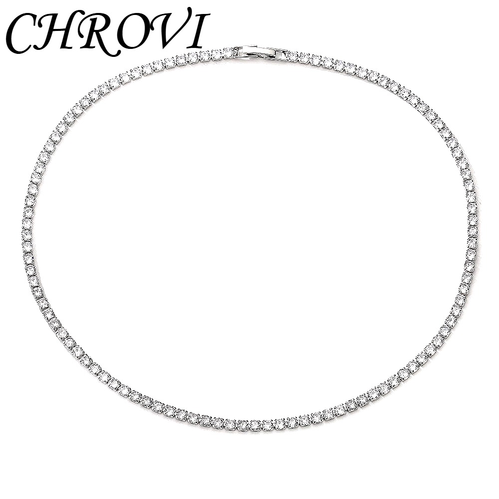 Collier tennis en argent 925 a - Tennis Bracelet Cubic avis et prix