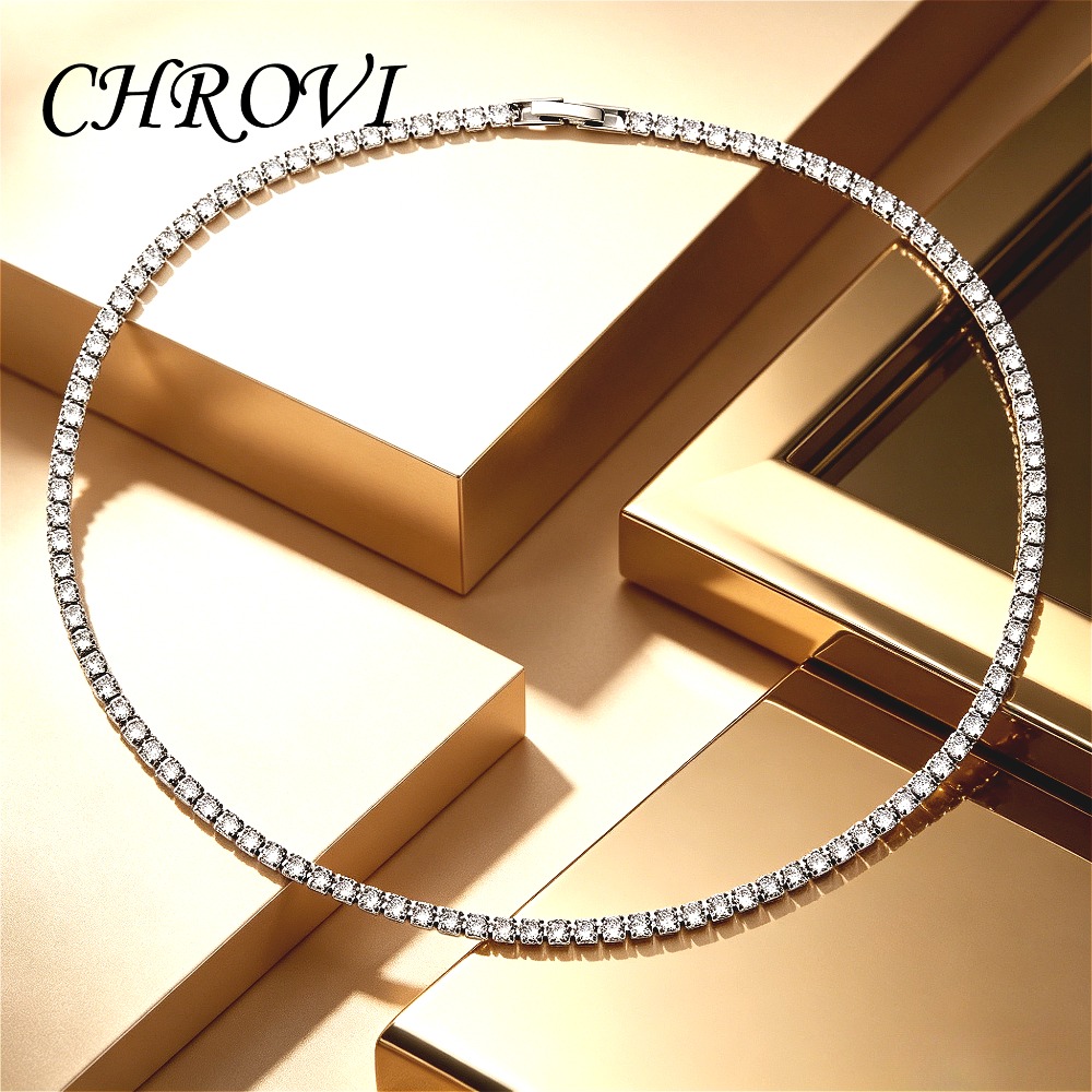 Collier tennis en argent 925 a - Tennis Bracelet Cubic avis et prix