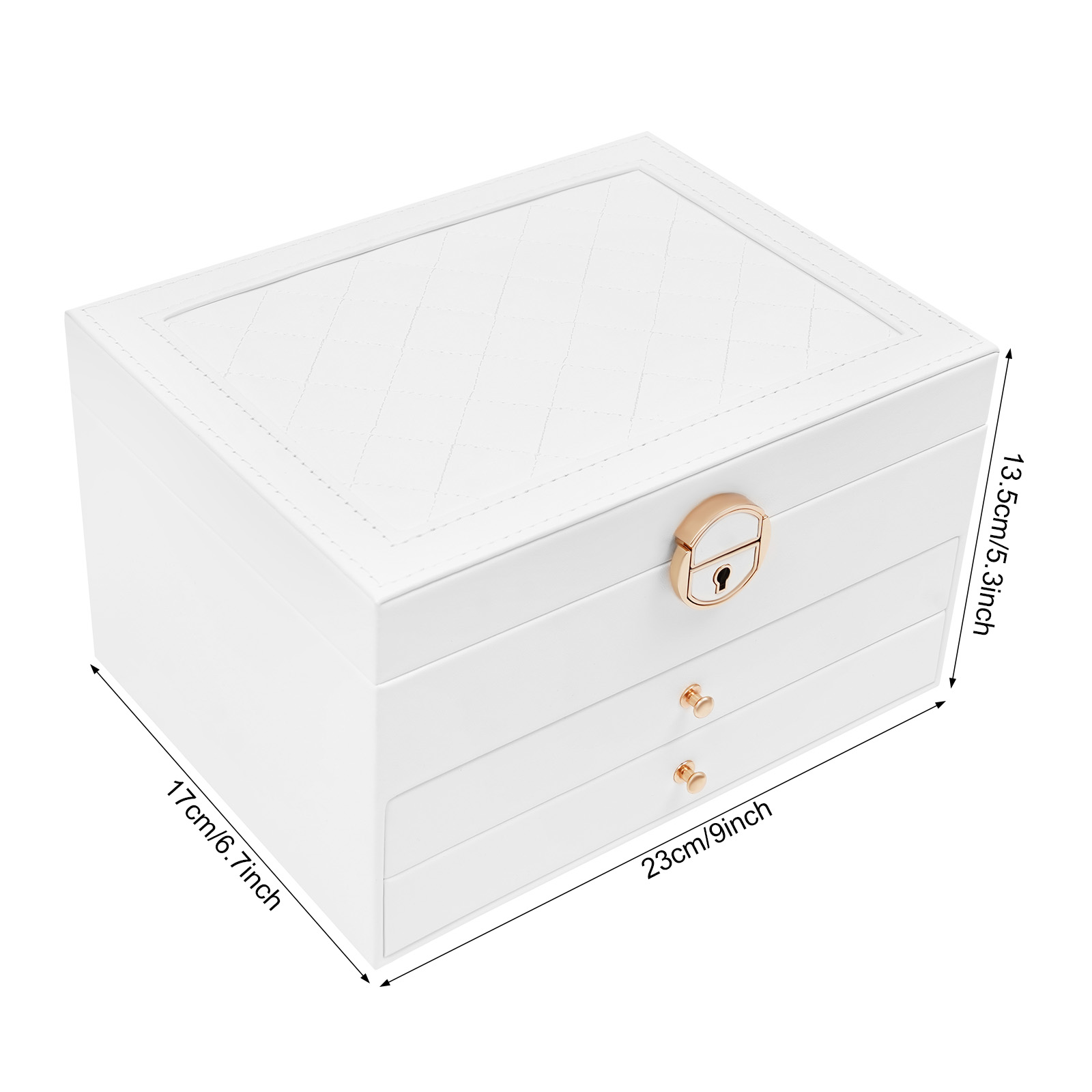Boîte de rangement à 3 niveaux - Jewelry And Watches Stores avis et prix