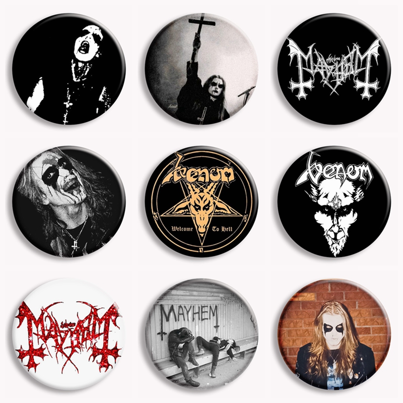 Rock Mayhem – broche à bouton  - Vintage Brooch Pin avis et prix