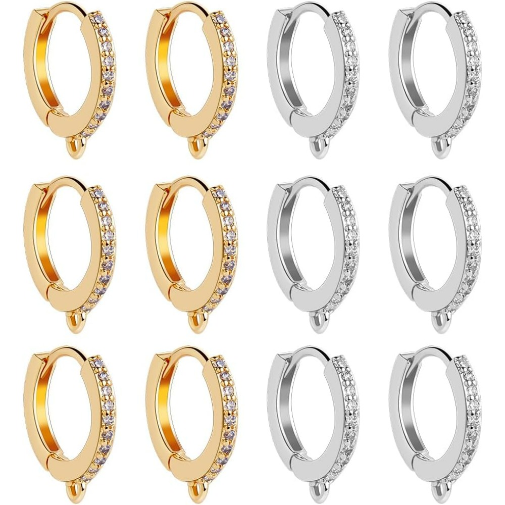 Crochets ronds à levier en or  - Hoop Earrings avis et prix