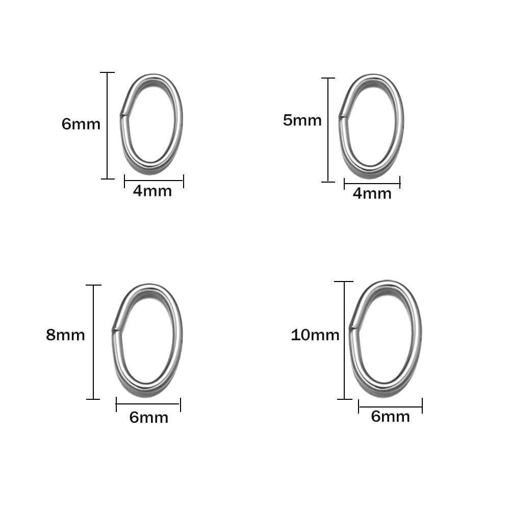 Anneaux de saut ouverts ovales - Hoop Earrings avis et prix