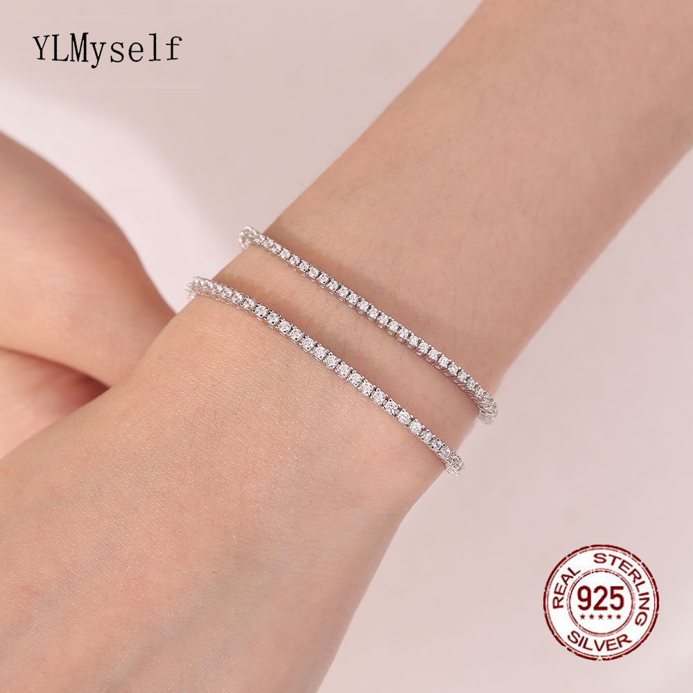 Bracelet de Tennis en Argent g - Tennis Bracelet Cubic avis et prix