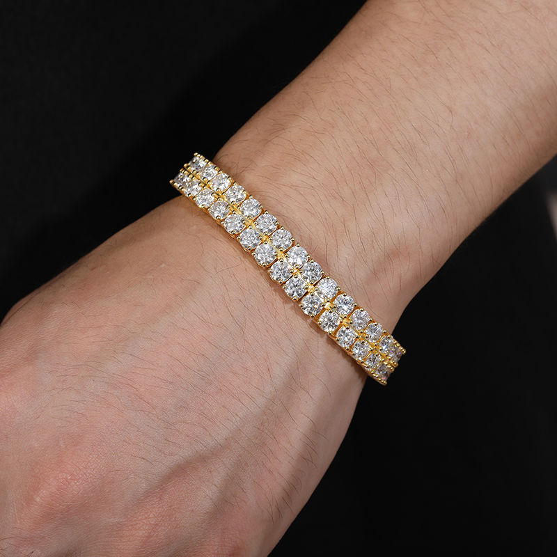 Bracelet tennis double rangée  - Tennis Bracelet Cubic avis et prix