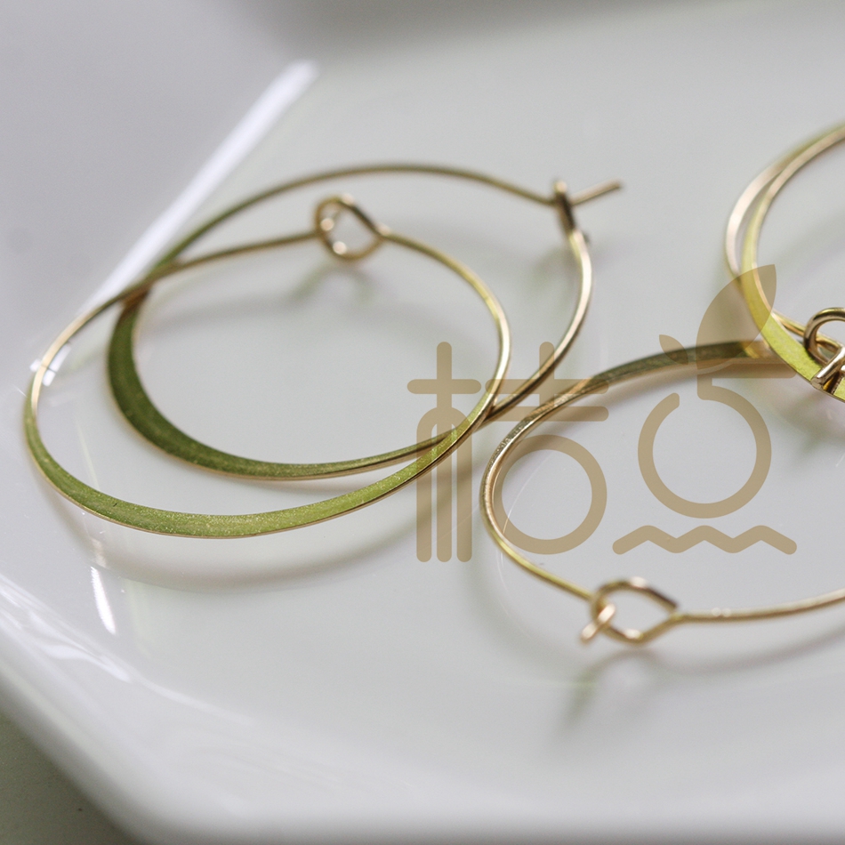 Fourniture de bricolage-laiton - Hoop Earrings avis et prix