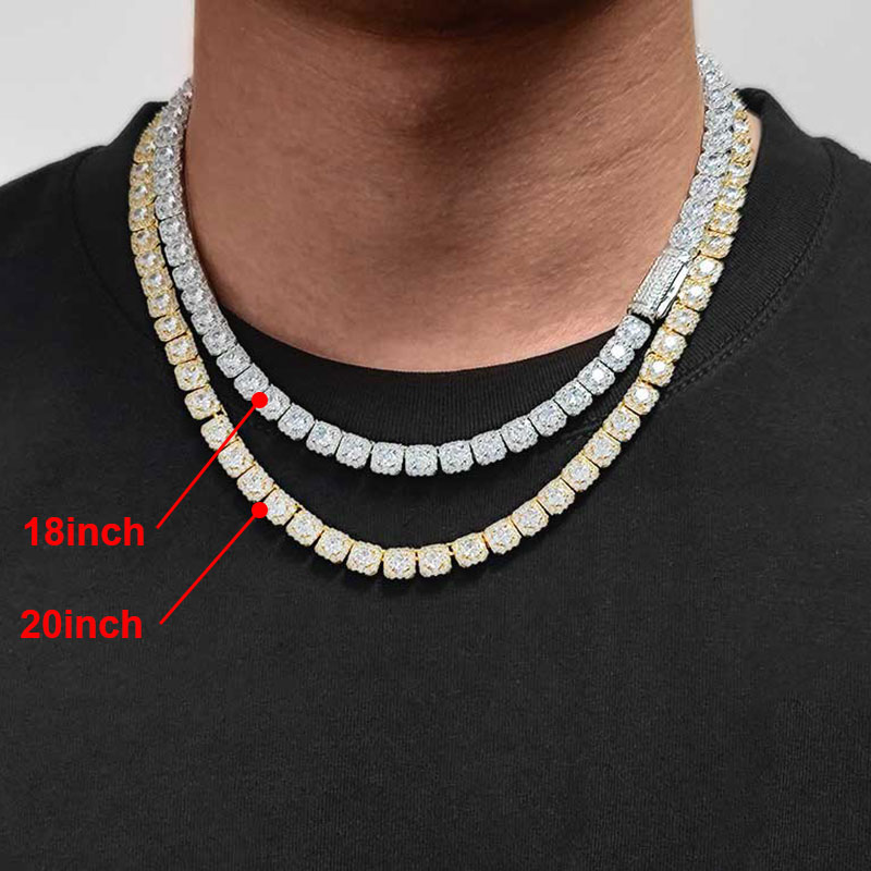 HHIOK Chaîne tennis à diamants - Tennis Bracelet Cubic avis et prix