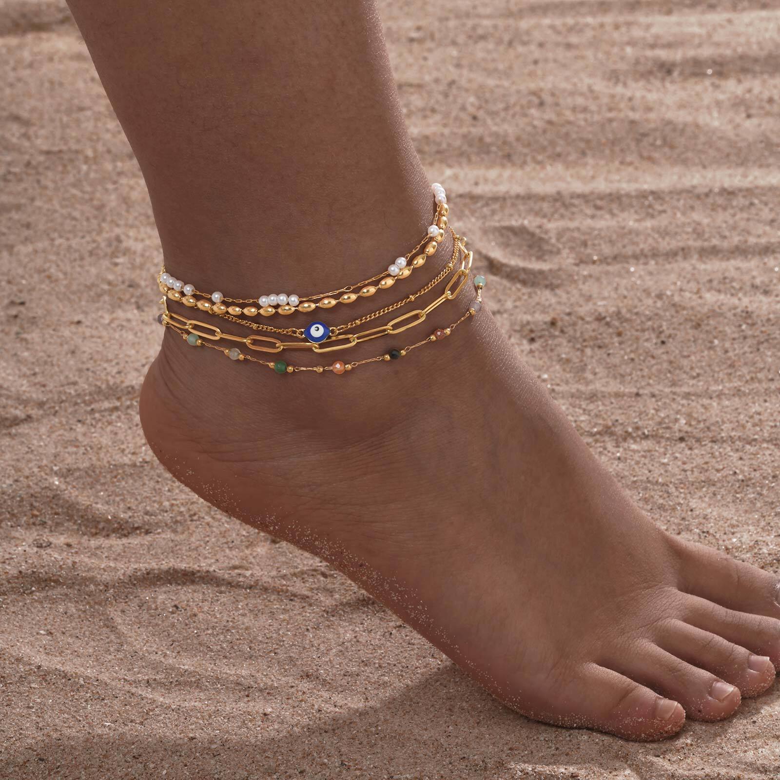 Bracelet de cheville en couche - Jc Jewelry & Watches Reviews avis et prix