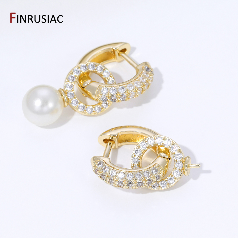 Boucle d'oreille en laiton pla - Hoop Earrings avis et prix