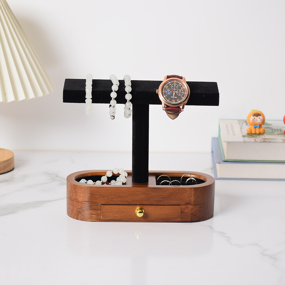 Support à bijoux en bois massi - Jewelry And Watches Stores avis et prix